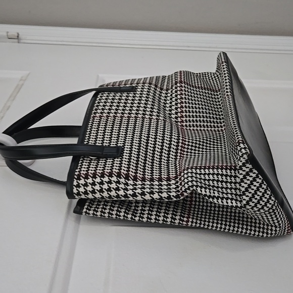 Vintage Ralph Lauren Stylish Black and White Houndstooth Women's Bag - Picture 3 of 10
